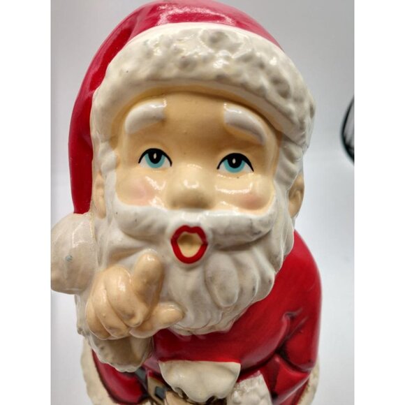 Vintage Ceramic Santa Claus Figurine 1960s Japan Exclusive KS Collection 8 Inche - Picture 6 of 6